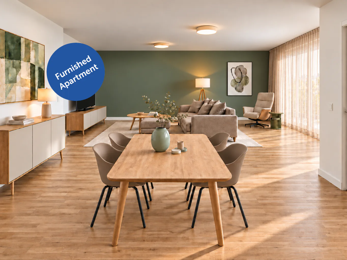 4.5-Zimmer-Apartment mit 3 Schlafzimmern | LOU Luzern