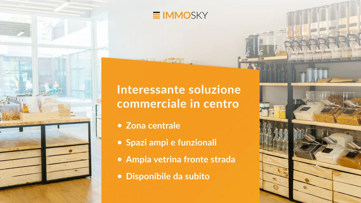 Interesting commercial solution in the city center