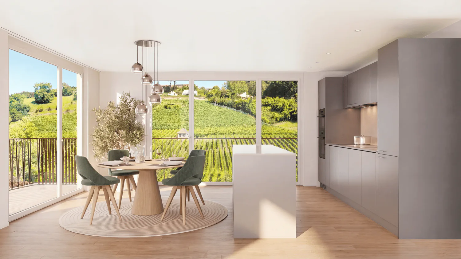 Appartement d'attique exclusif avec vue sur le lac – vivre sur Rundiweg à Uetikon am See