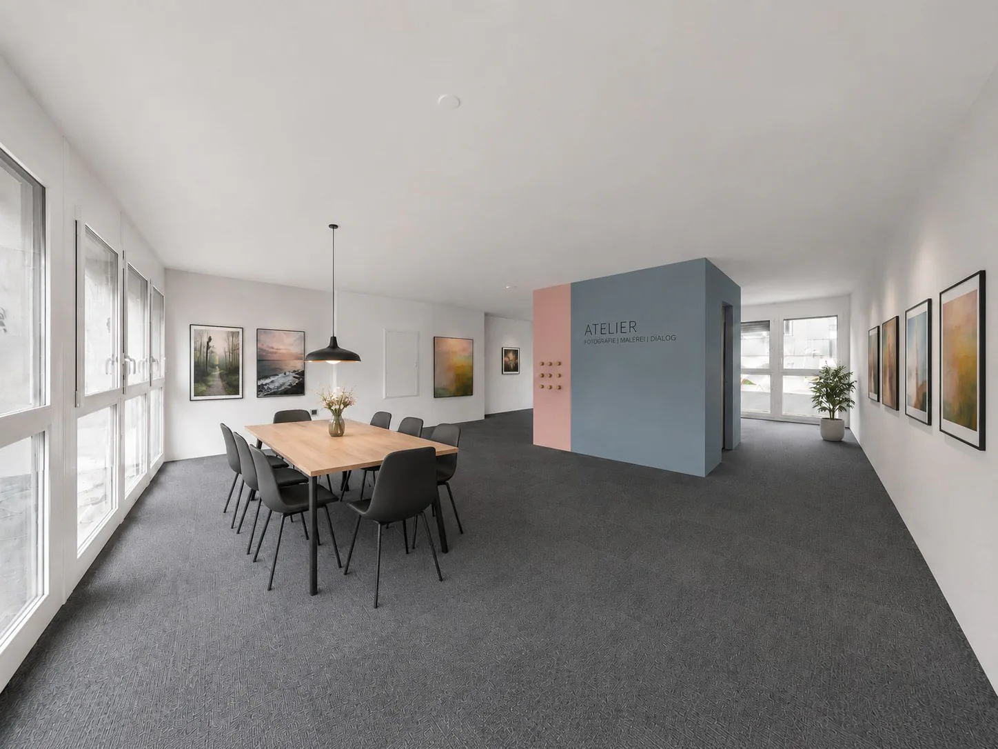 Inspirierend & voll ausgebaut - Atelier auf zwei Ebenen