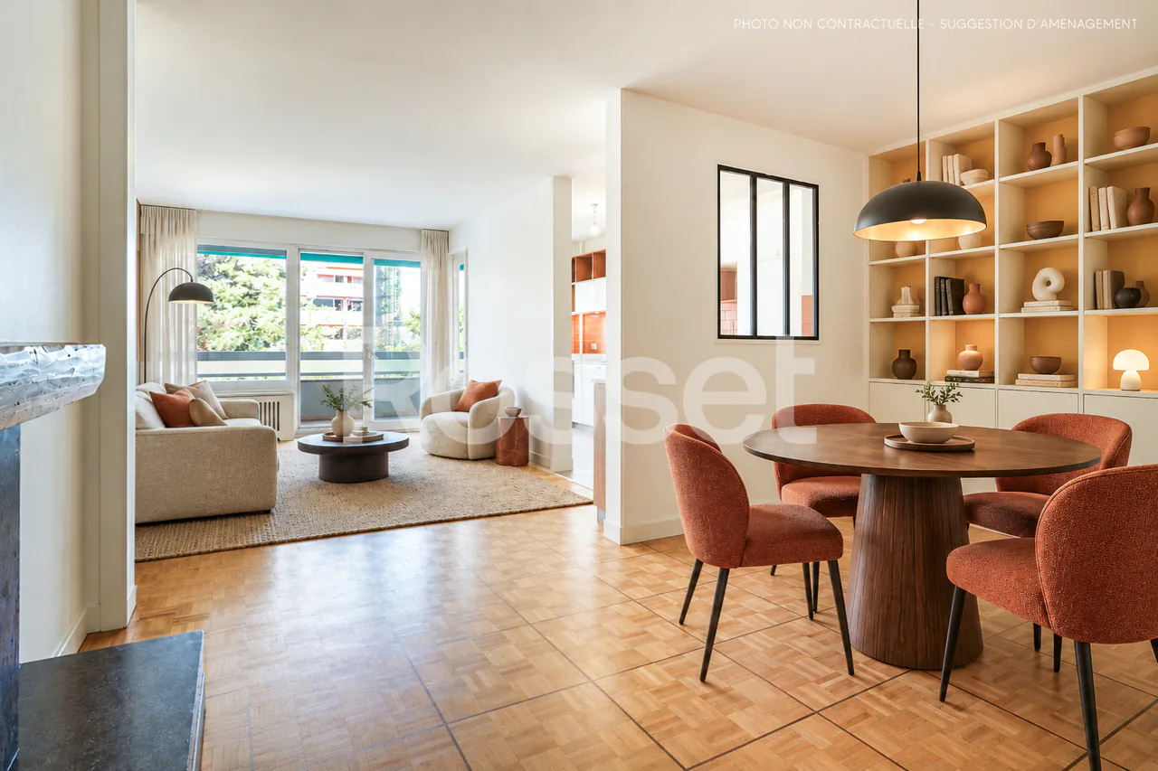 Schönes durchgehendes und vollständig renoviertes 4,5-Zimmer-Apartment