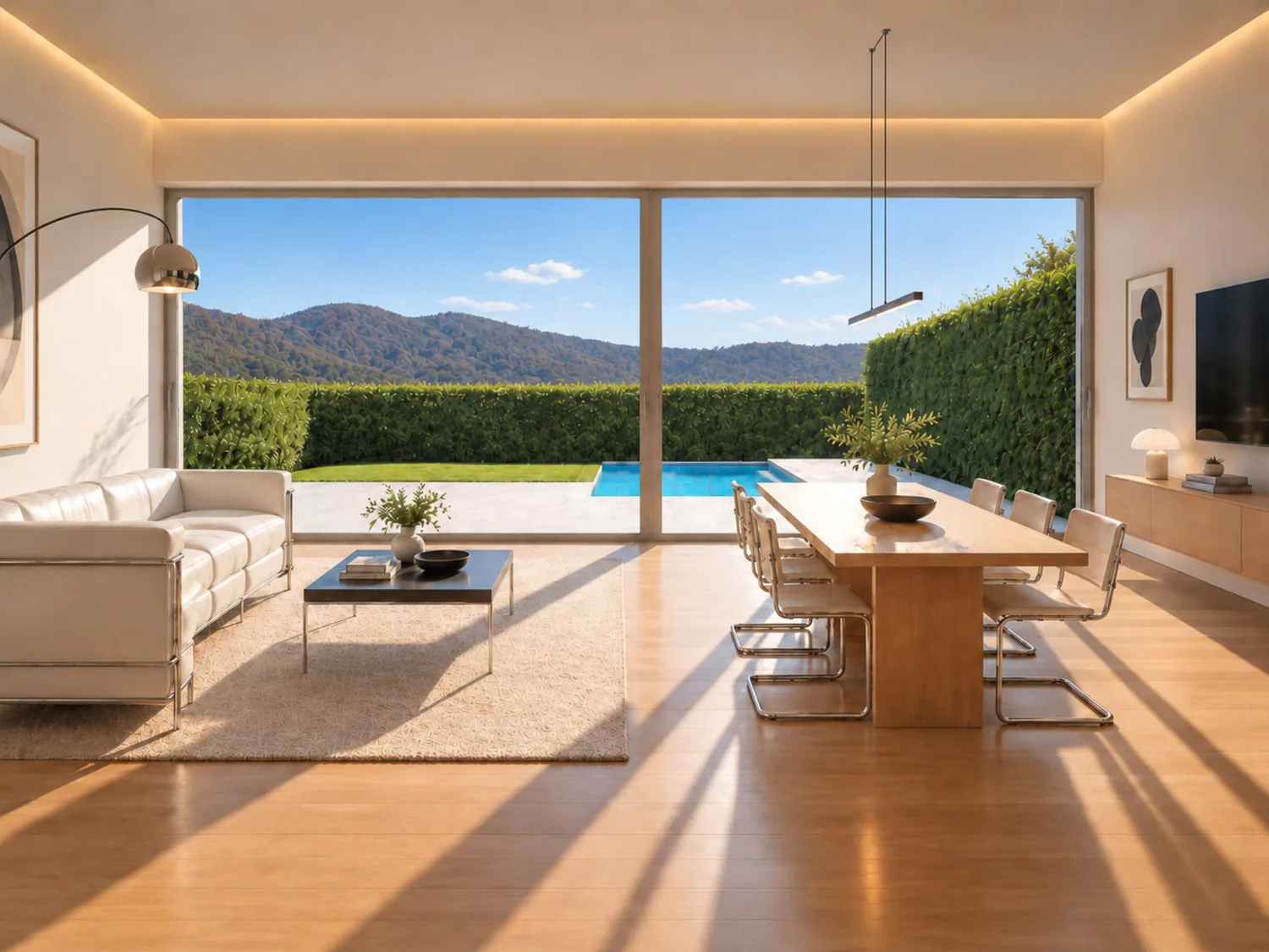 Modern semi-detached house with garden in Villa Luganese