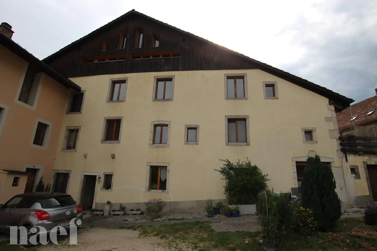 Charming 2-room apartment, quiet, in the village of Nods, including charges!