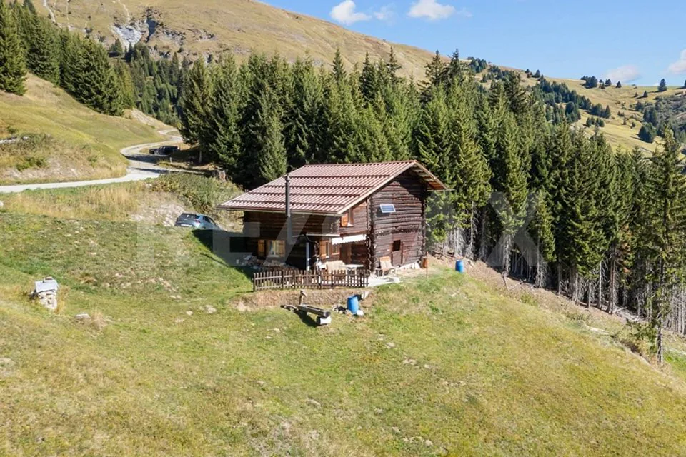 Alpage avec une vue de rêve