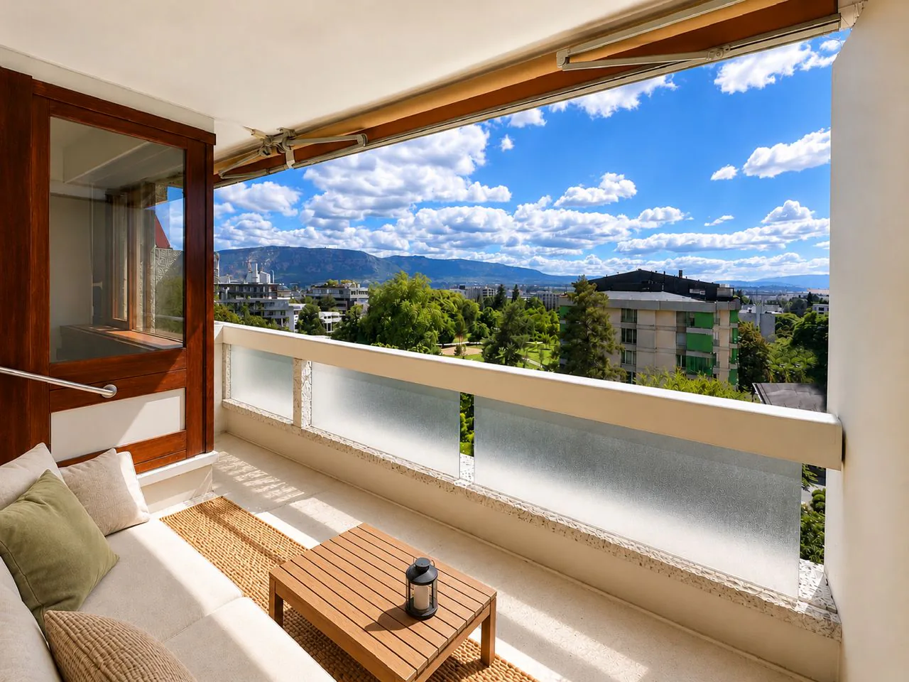 Rénové, lumineux, avec vue panoramique – Fully renovated, bright, overlooking Geneva