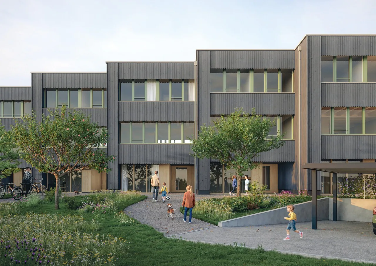 Houses with 5.5 rooms and private garden