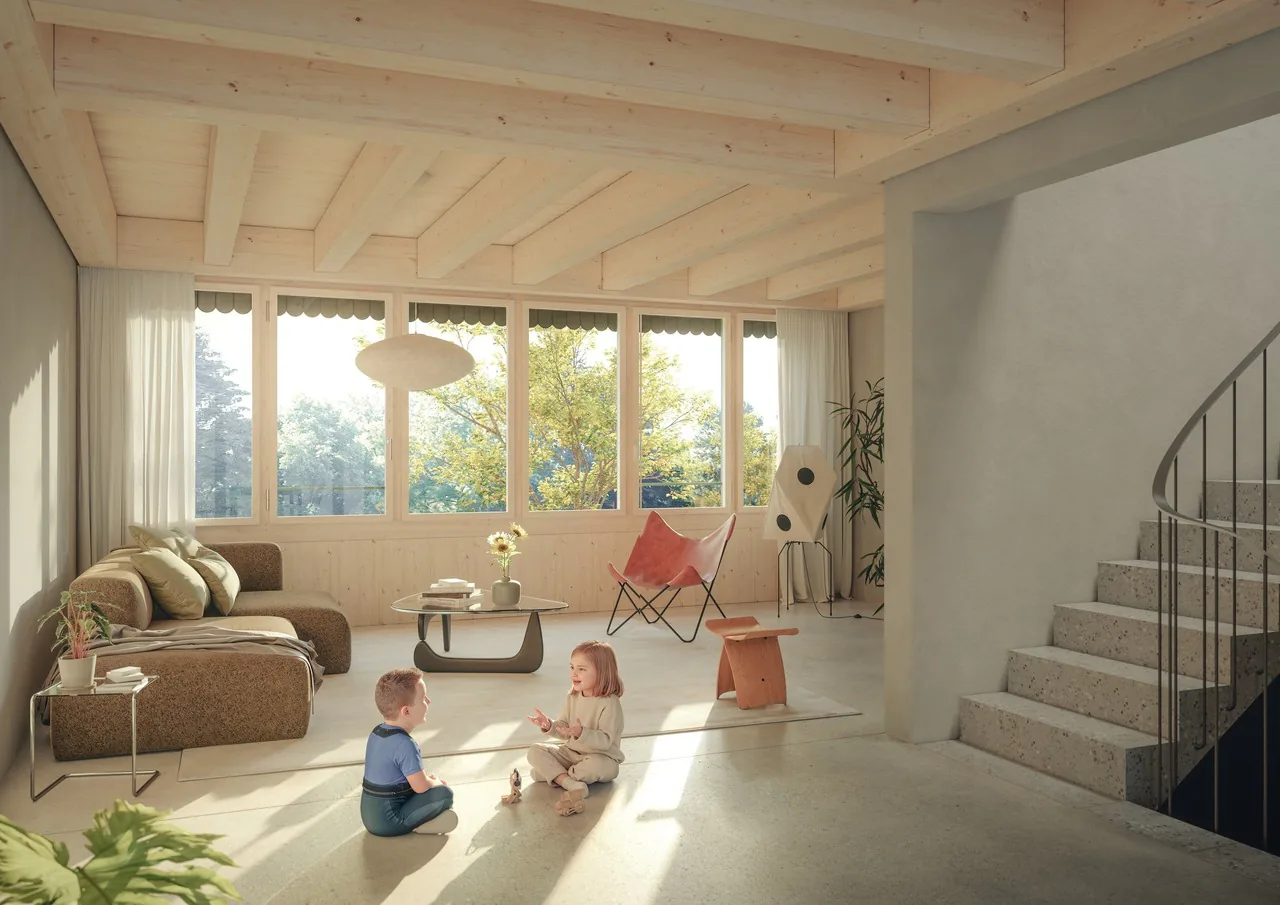 5.5-room house at the end of the row with private garden of 138 m²