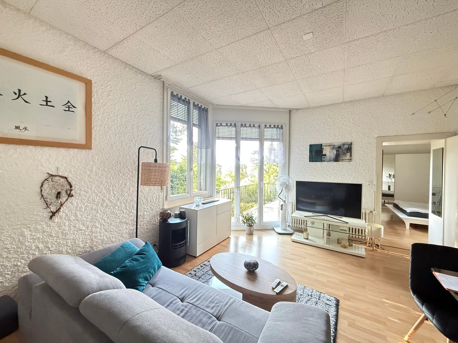 Charmantes 2-Zimmer-Wohnung mit Balkon in La Tour-de-Peilz
