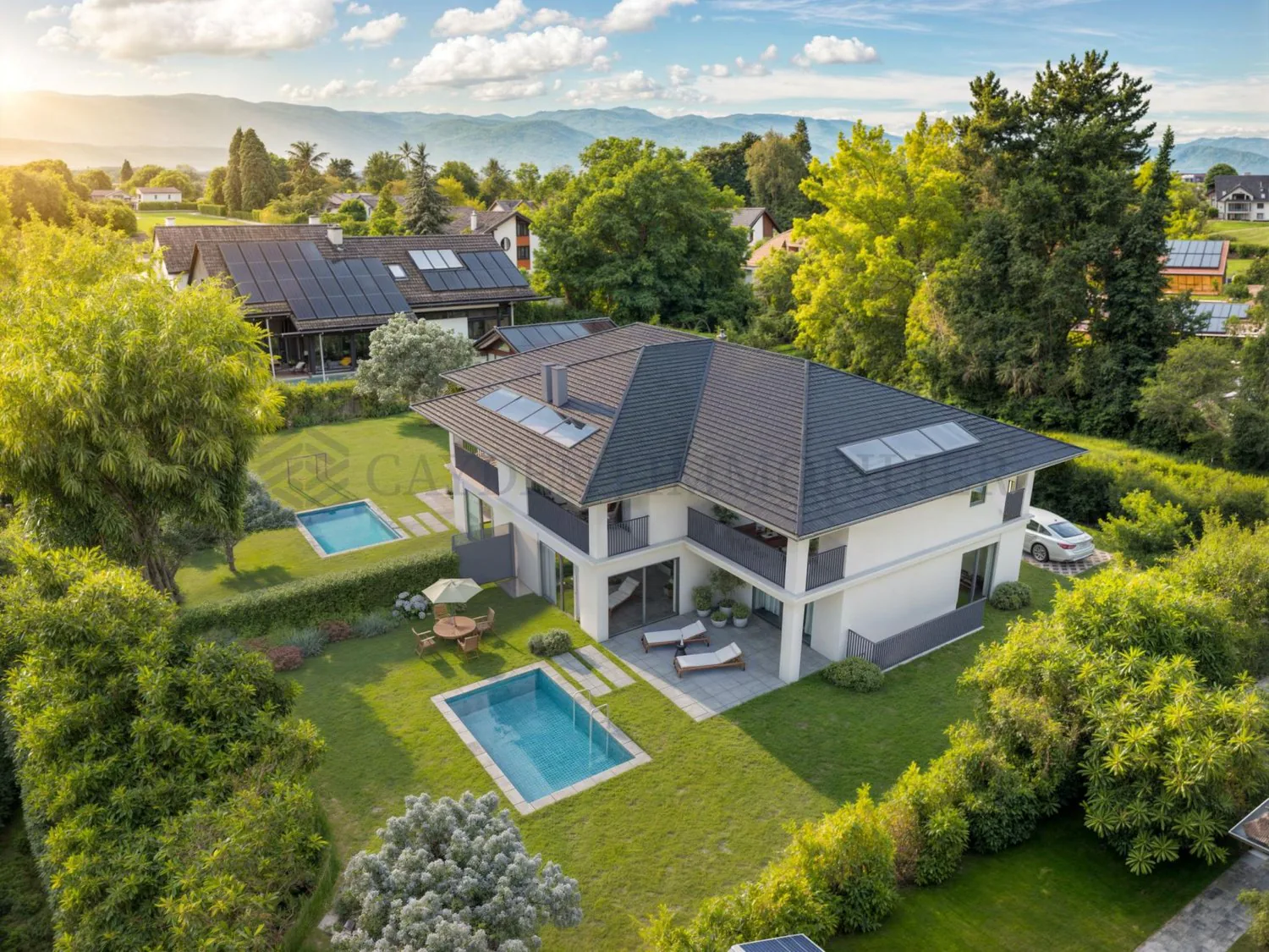 Angrenzende Villa - Grundstück A
