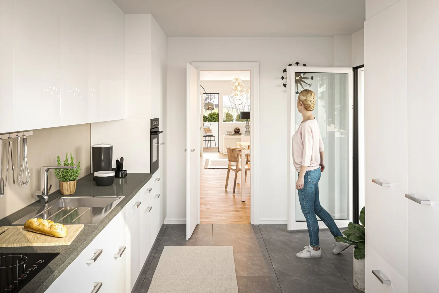 Modern 3.5 room apartment with nature at your doorstep