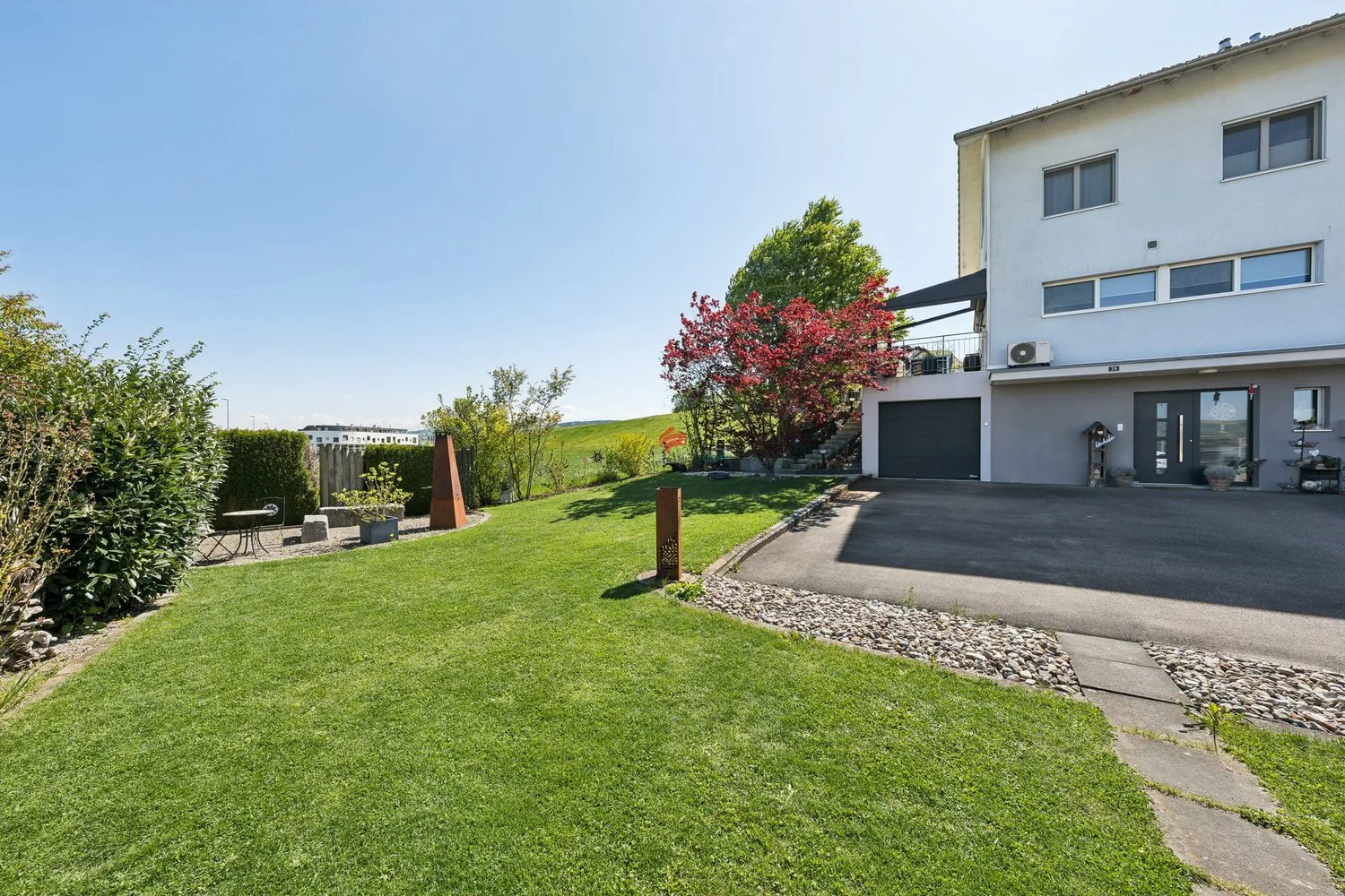 Casa a schiera panoramica con vista lago e montagna