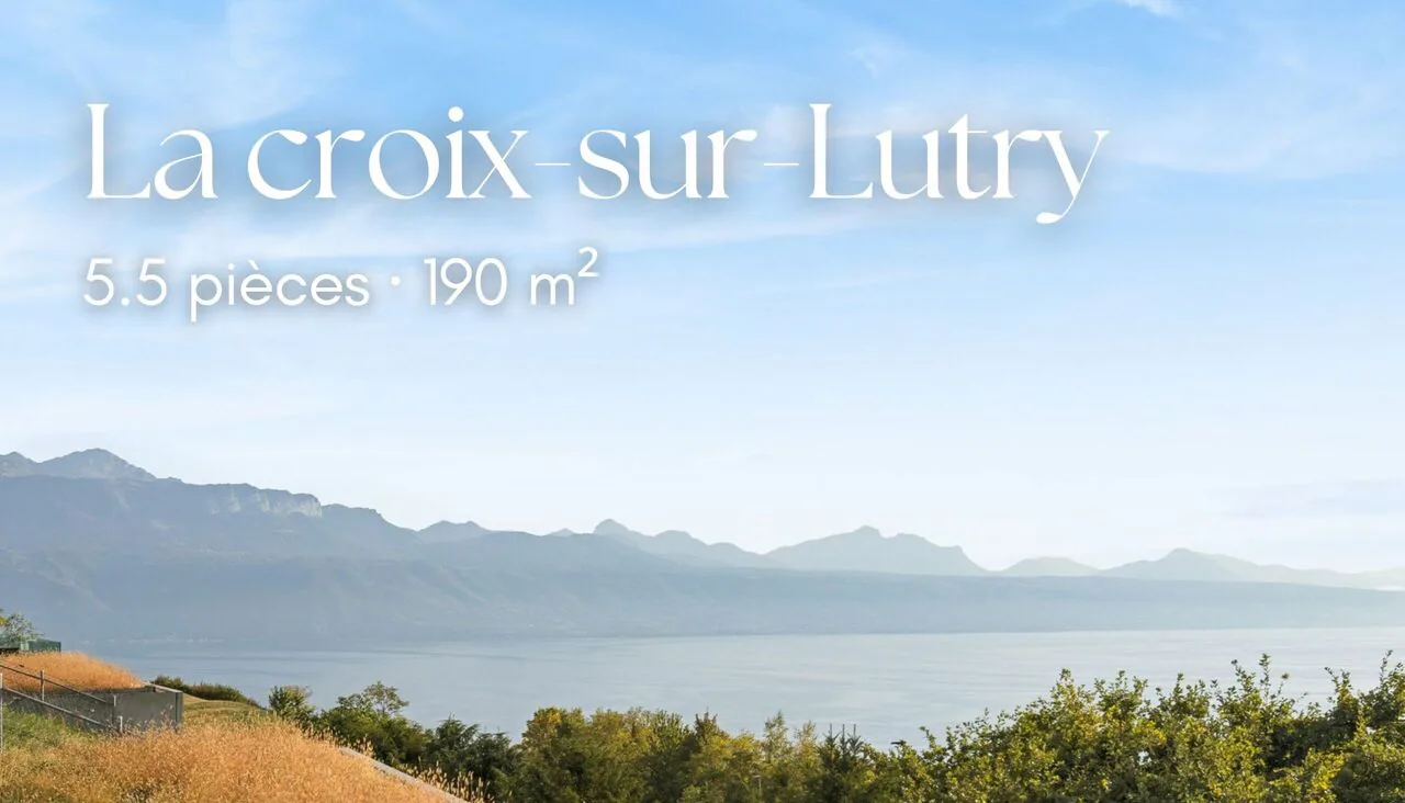 Duplex mit 5,5 Zimmern, Terrassen und Panoramablick auf den See