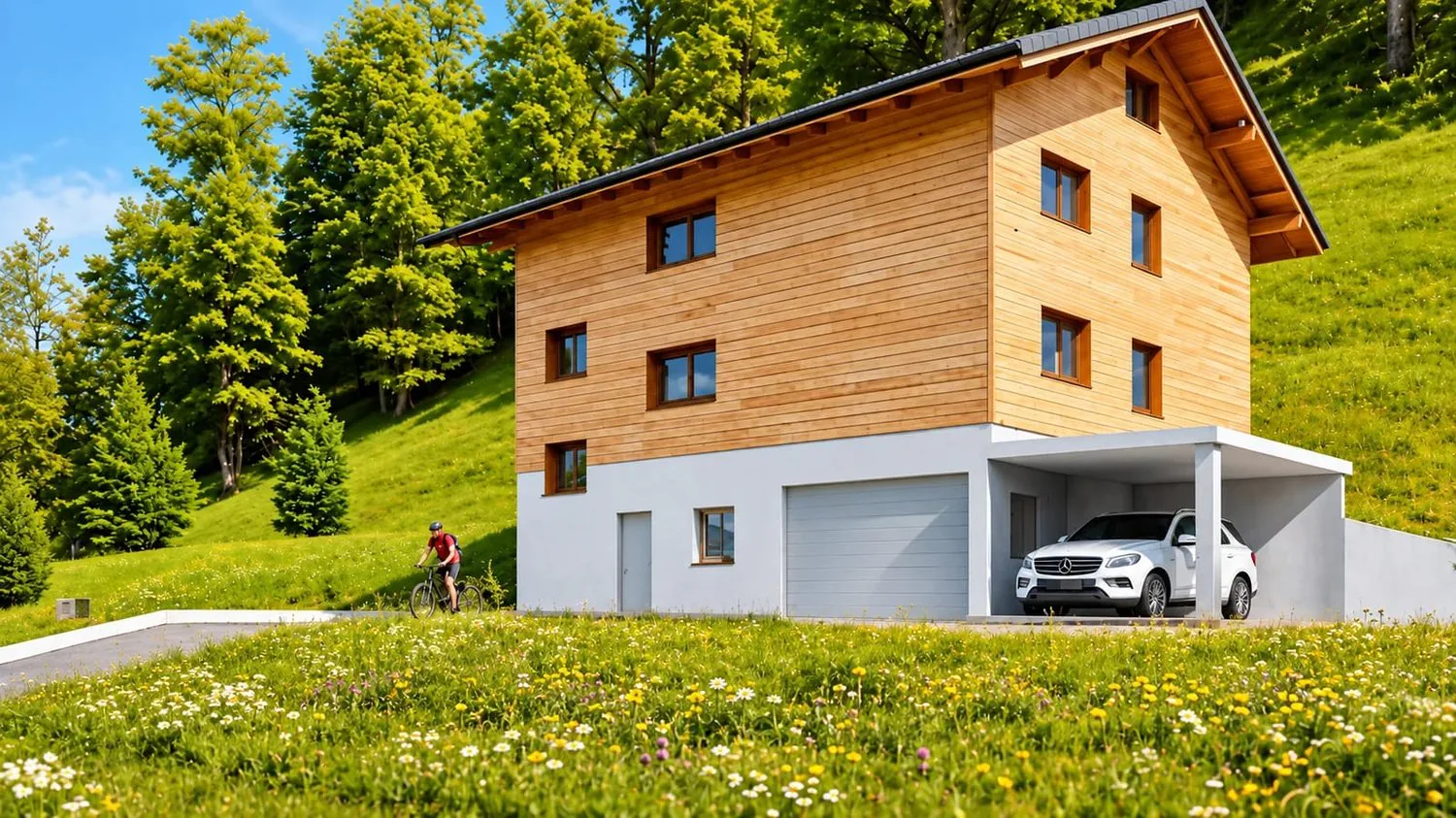 Maison d'habitation avec 2 unités et vue sur les montagnes à Wattwil à vendre