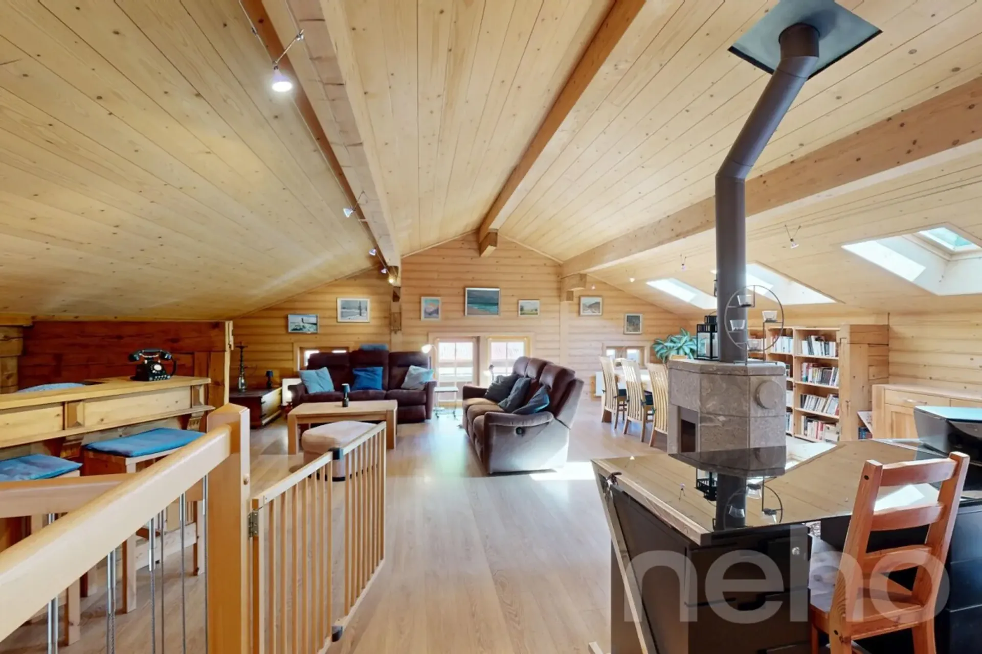 Exclusif: chalet avec 2 chambres dans le hameau de Veyges