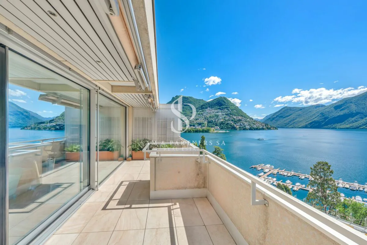 Attic with lake view