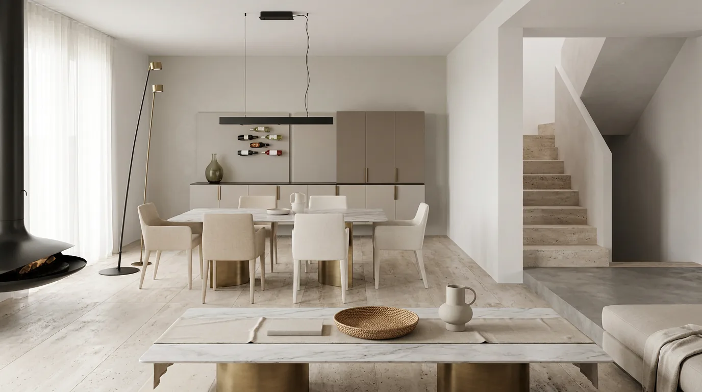 Elegant attic with panoramic terrace