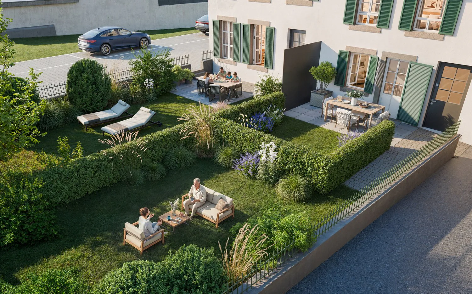 Promotion Les Vergers de Chamblon - 6 Magnifiques appartements avec terrasses et jardins privatifs