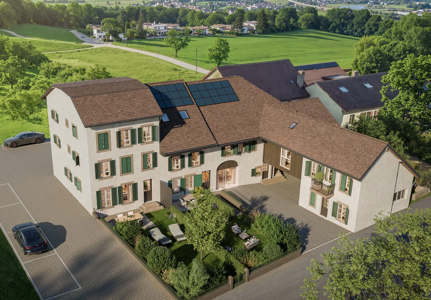 Promotion Les Vergers de Chamblon - 6 Magnifiques appartements avec terrasses et jardins privatifs