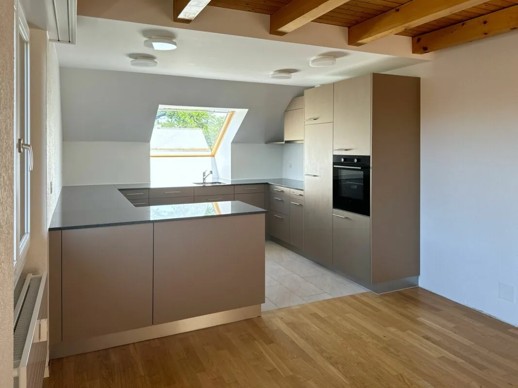 Renovated 4 1/2-room attic apartment with gallery