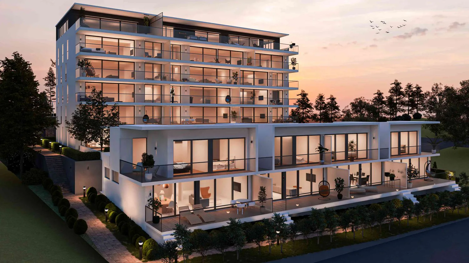 Villas mitoyennes 4.5 pièces en duplex - Neuchâtel