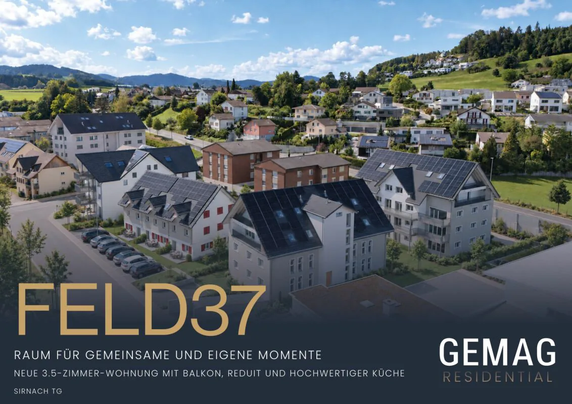 Neue 3.5-Zimmer-Wohnung mit Balkon, Reduit und hochwertiger Küche