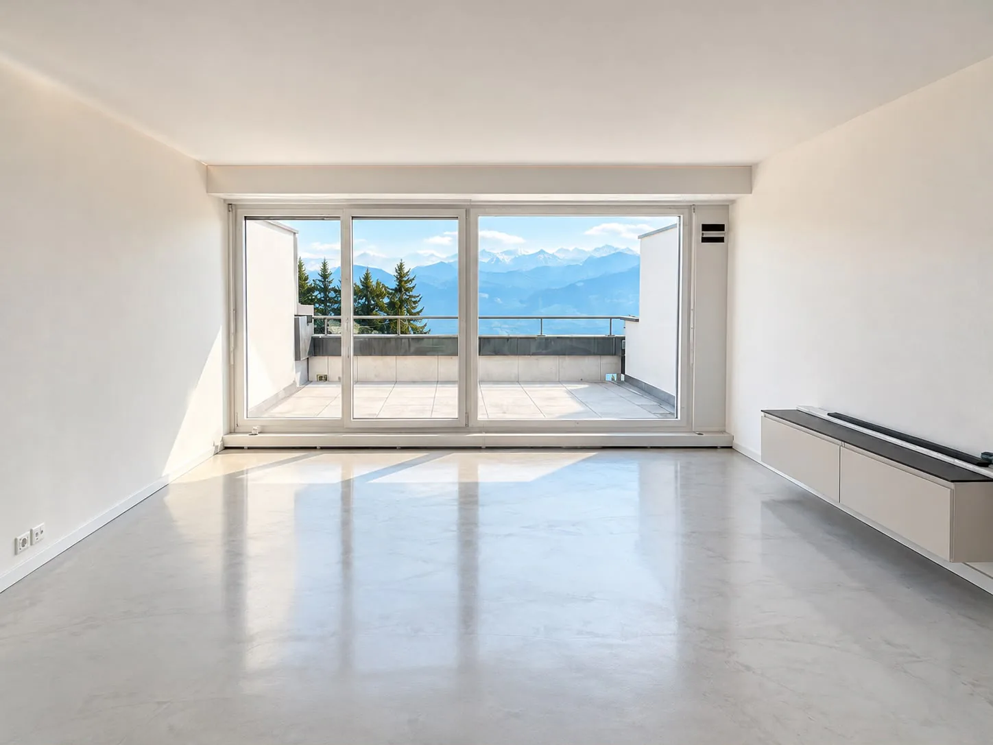 Modern 4.5-room duplex apartment with mountain view in Rigi Kaltbad