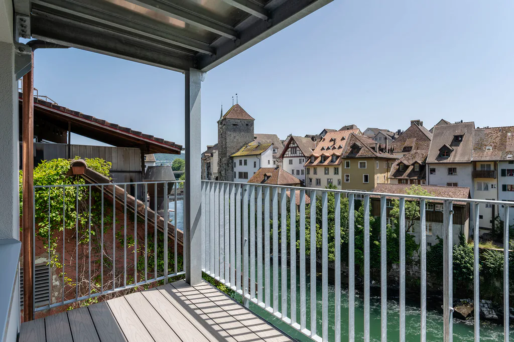 Geniessen Sie den Ausblick auf die Aare