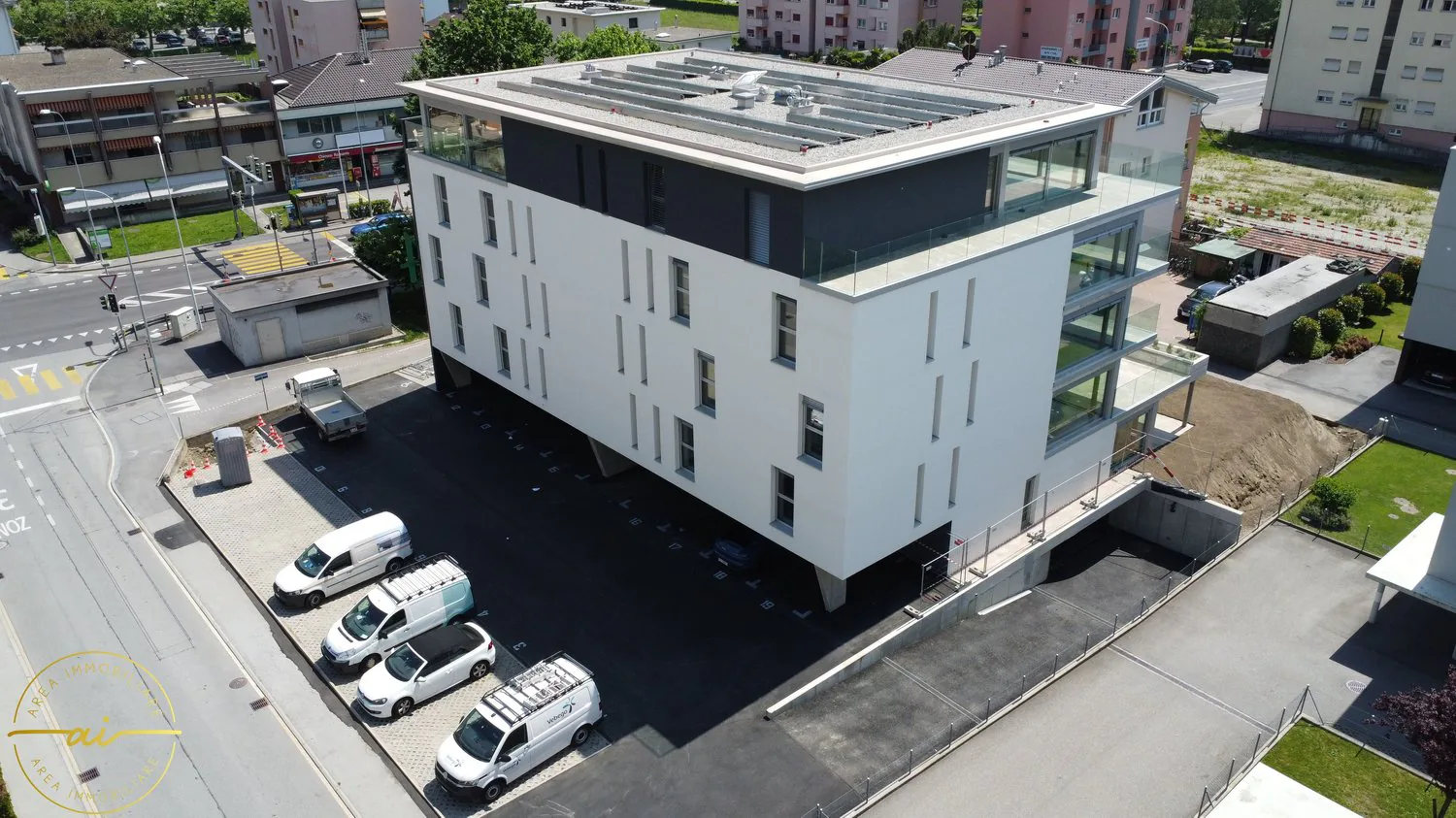 Appartement au dernier étage 3.5 pièces avec grande terrasse au cœur de Bellinzona