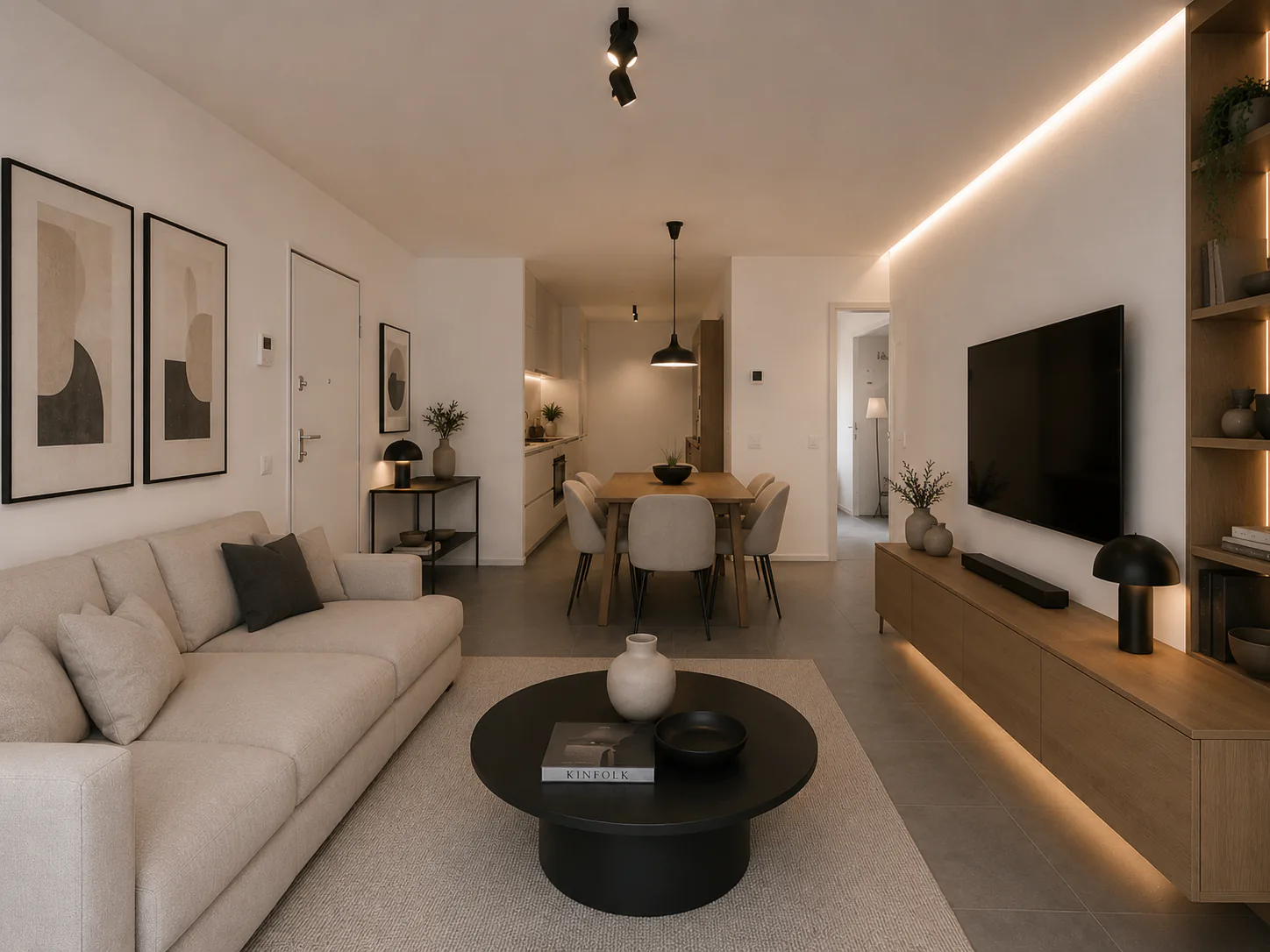 NEW 3.5 rooms with three balconies in Vacallo