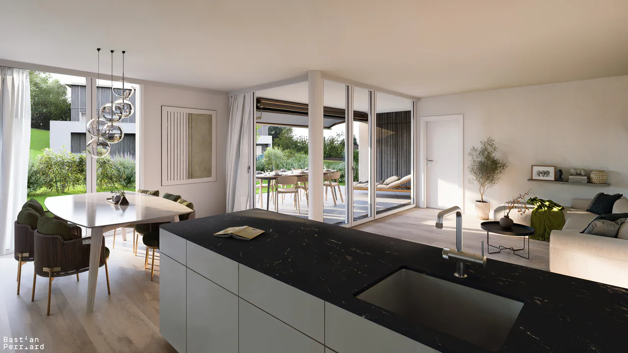 Appartement en rez-de-jardin de 4,5 pièces