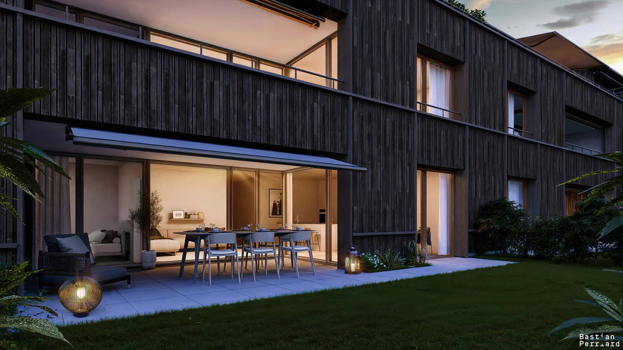 Appartement de 5,5 pièces avec terrasse et jardin privatif