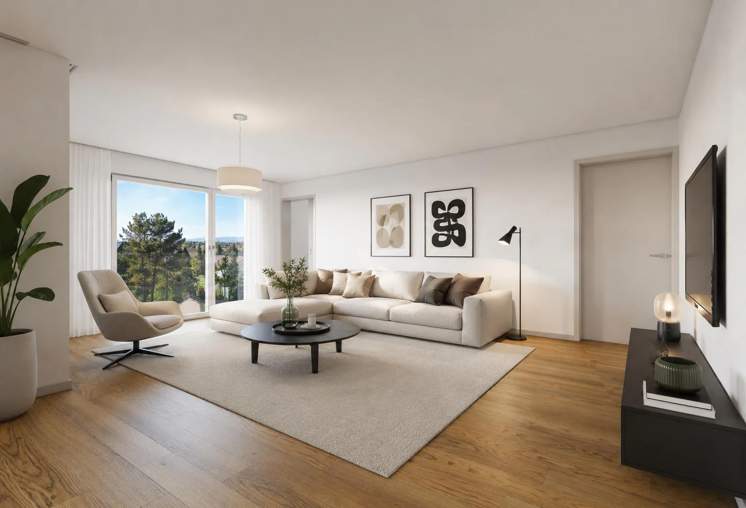 Nouveau bâtiment : appartement de propriété de haute qualité 4 1/2 pièces à Kirchberg