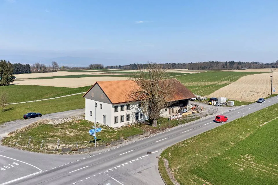 Opportunity: 2 Semi-Detached Villas + Barn, near Estavayer