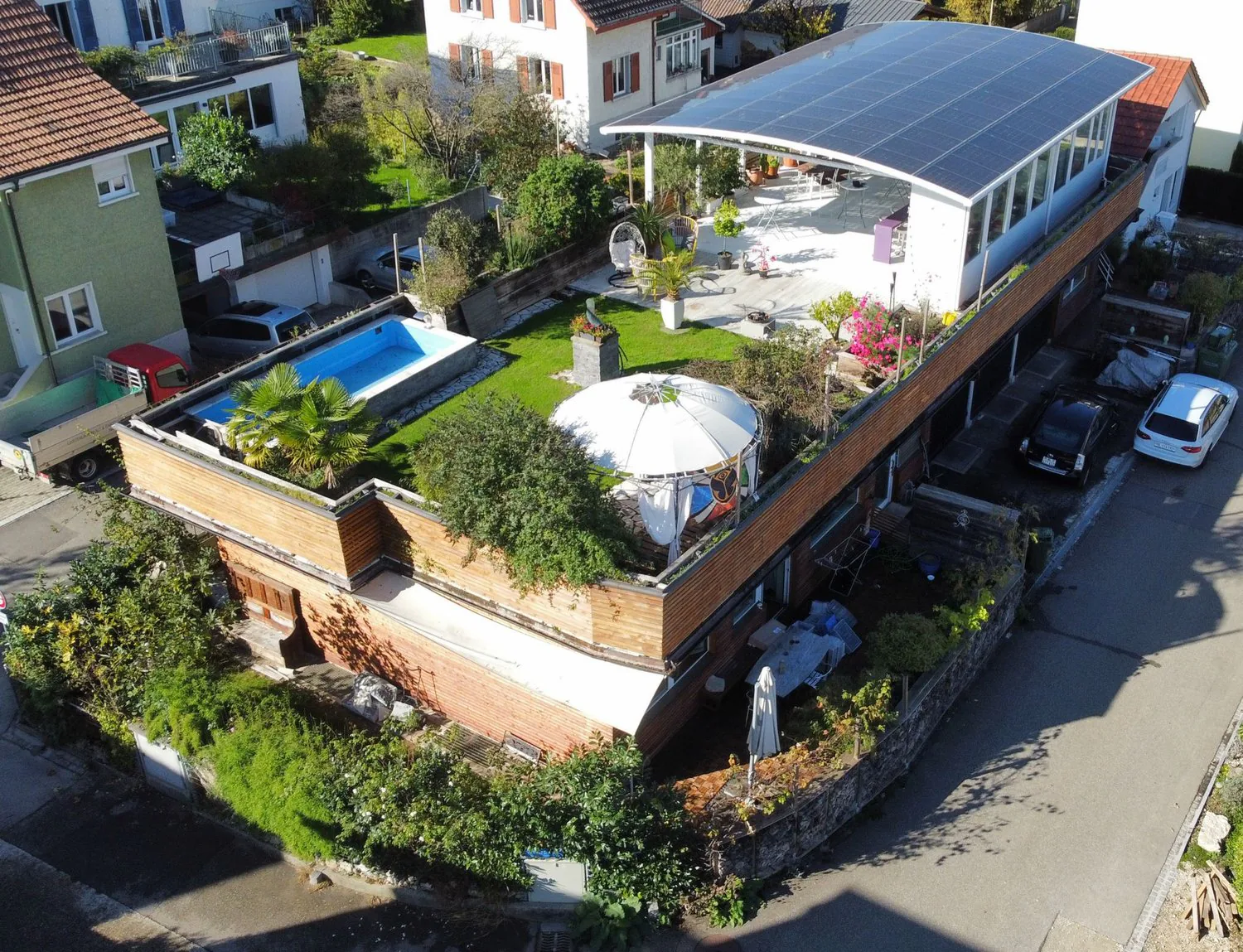 Maison unifamiliale 5,5 pièces avec terrasse sur le toit unique