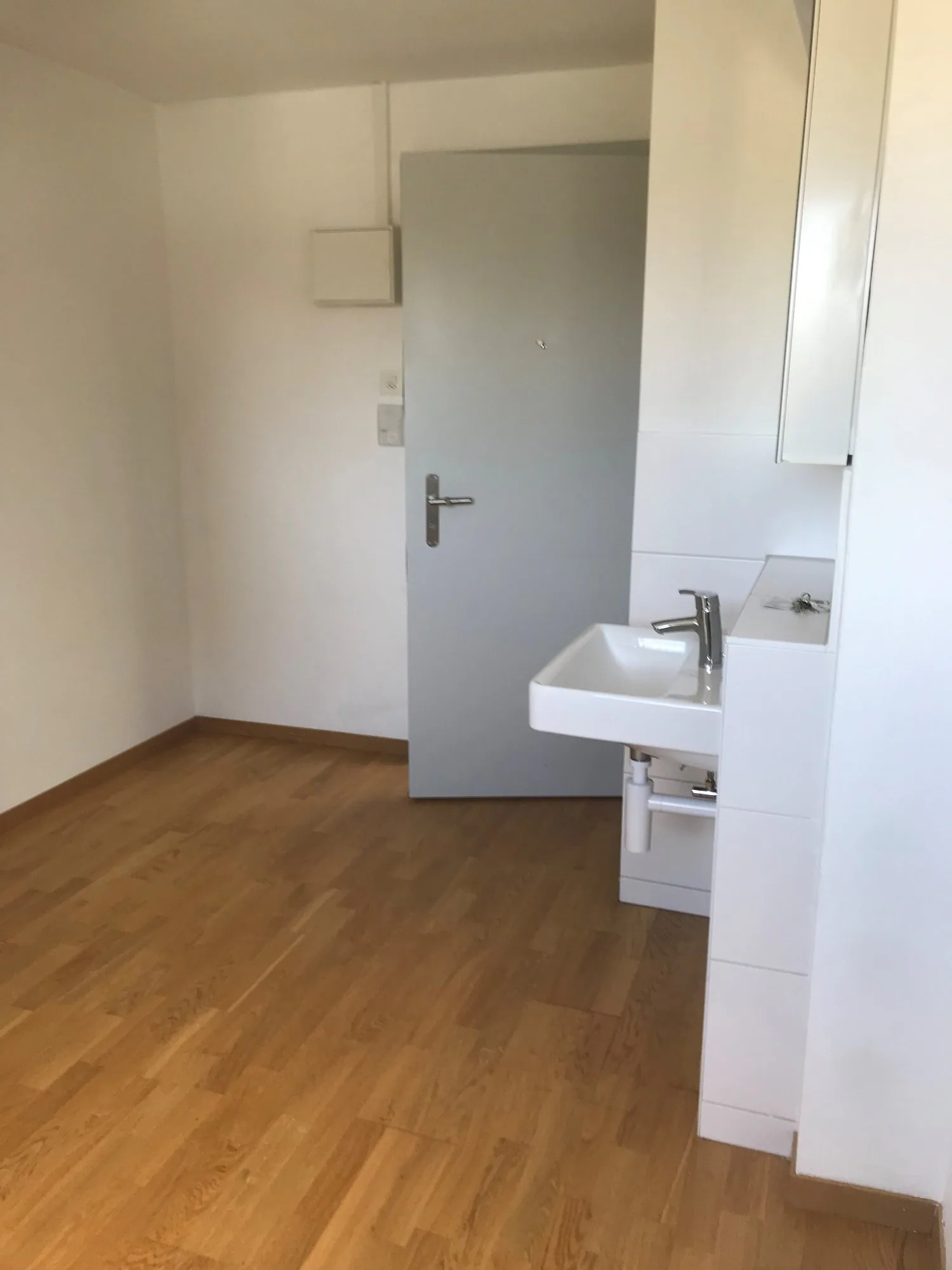 Salle de bricolage avec lavabo