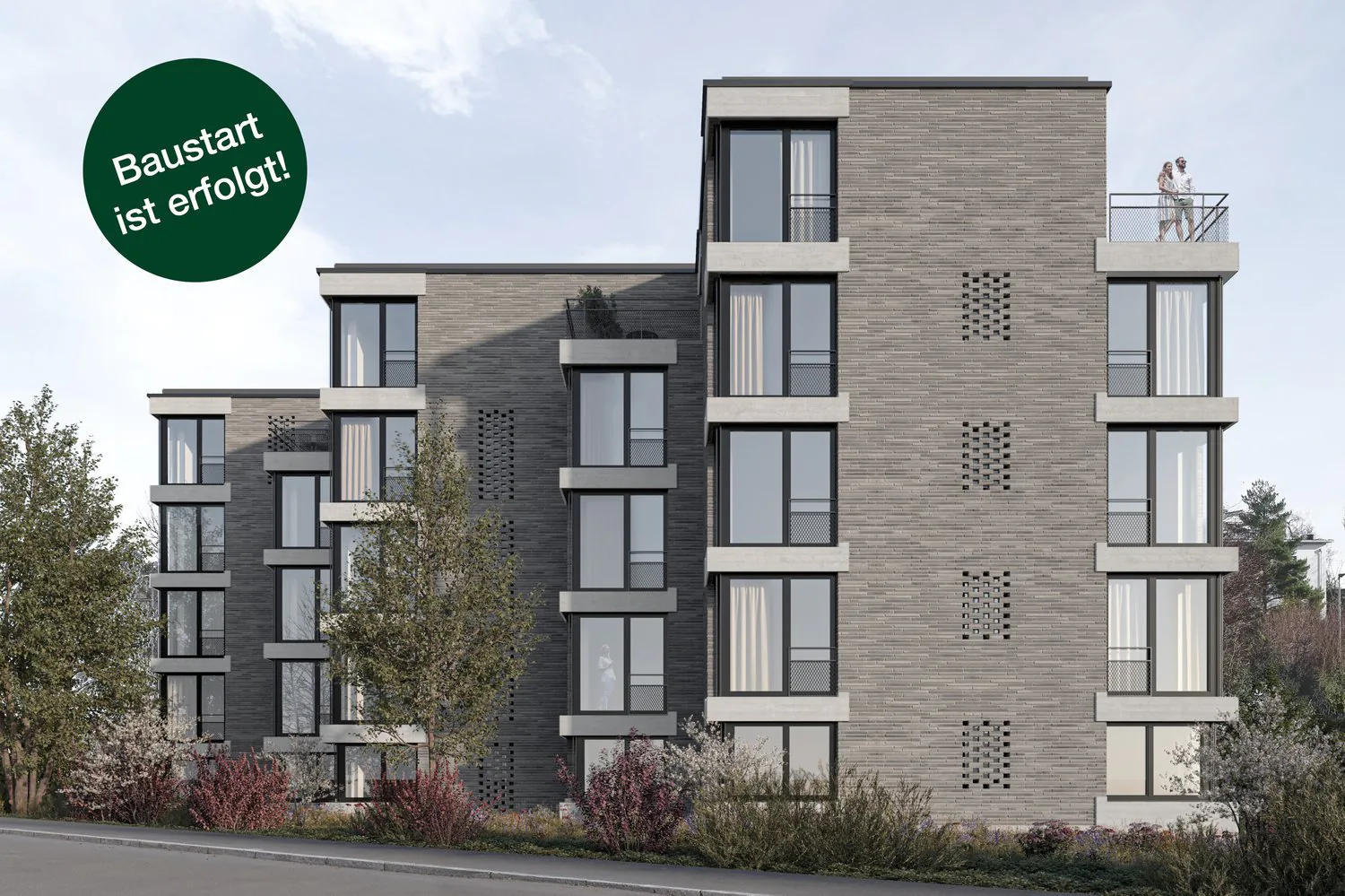 Habiter dans un cadre de haute qualité avec de vastes terrasses - début des travaux