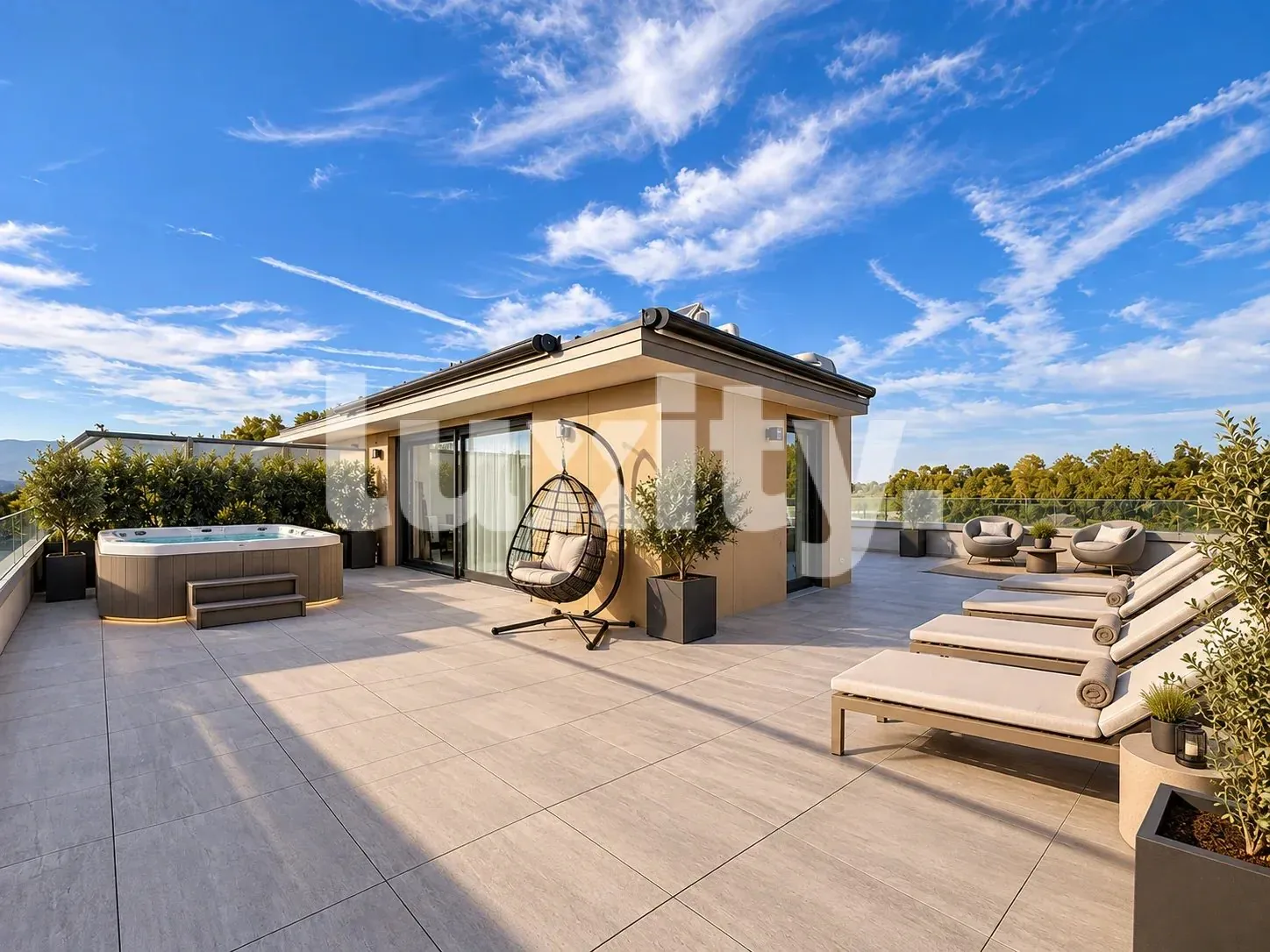 Prächtiges Dachgeschoss-Duplex mit Dachterrasse und Seeblick