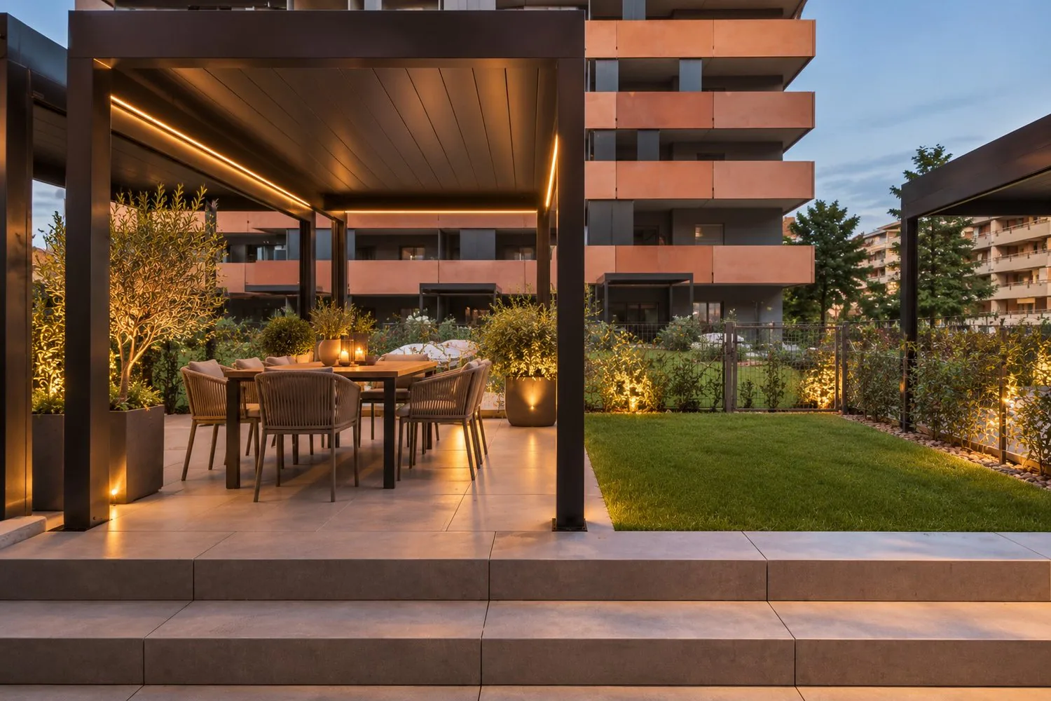 Studio with garden on the first floor in a strategic position!