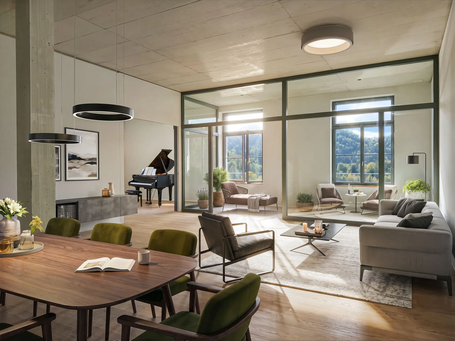 Erstvermietung - Grosszügige Wohnung mit Gartenzimmer