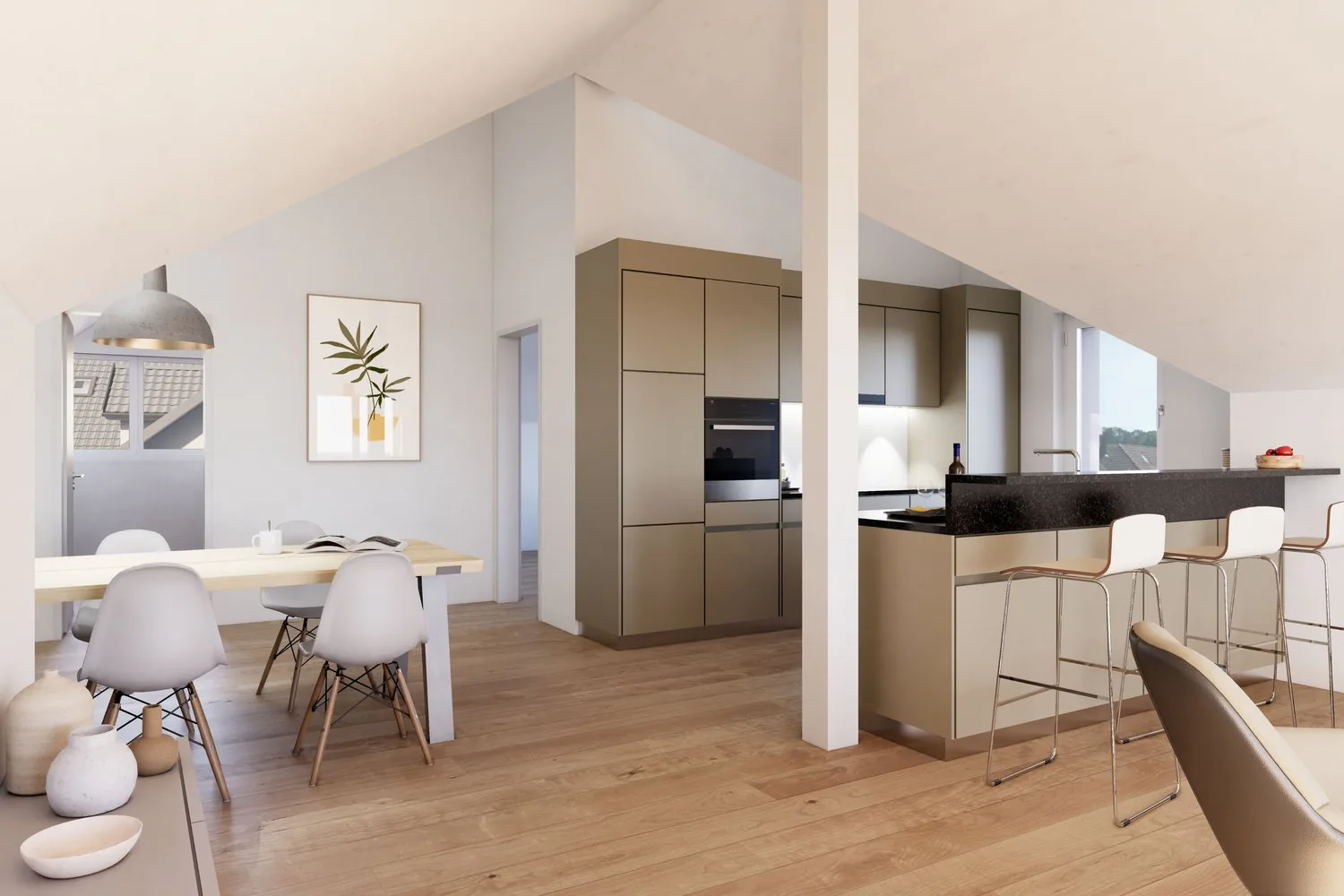 Family-friendly 5.5-room new apartment with lake view - construction has started