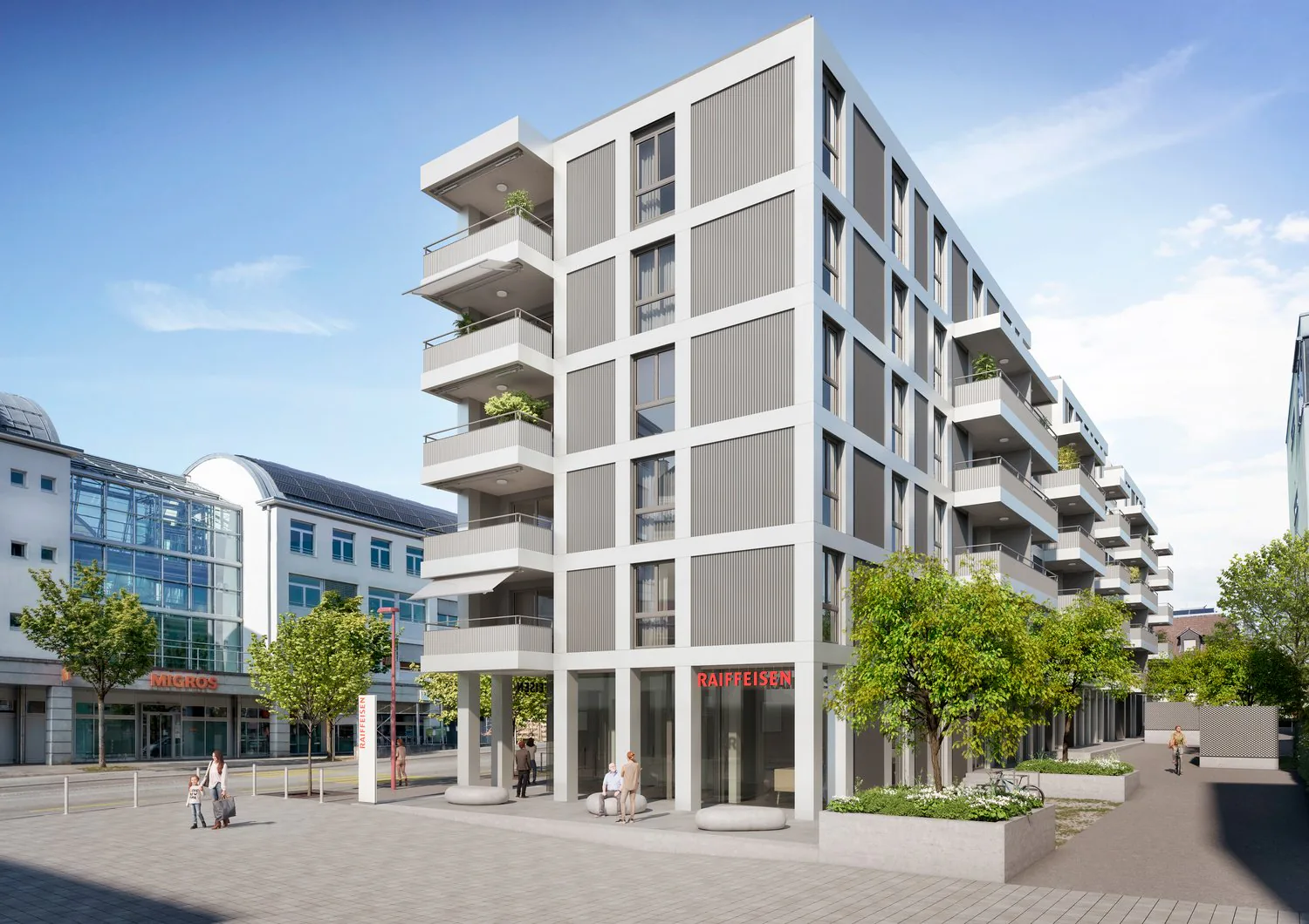 Durabilité. Vivacité. Au cœur du centre. - Votre nouvelle maison à Zollikofen!