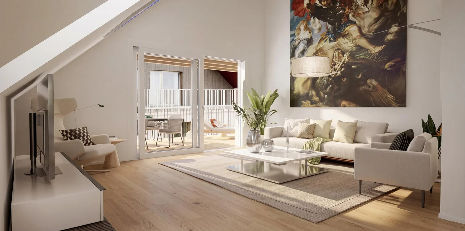 Appartement neuf de 4,5 pièces avec vue panoramique à Lüterswil (Bucheggberg)