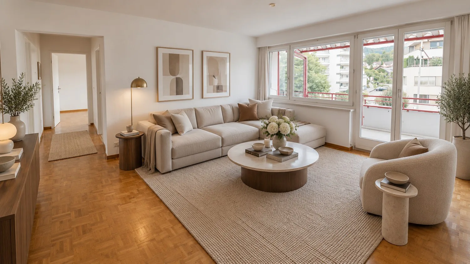 Helle 4-Zimmer-Wohnung im EG ruhig wohnen in Uetikon am See | BEFRISTET