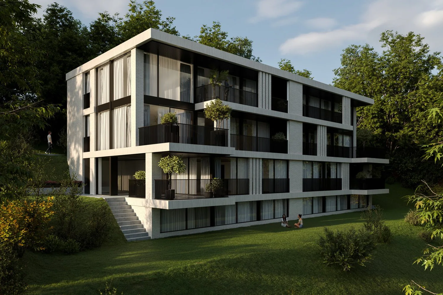 Appartement de jardin d'une espèce particulière