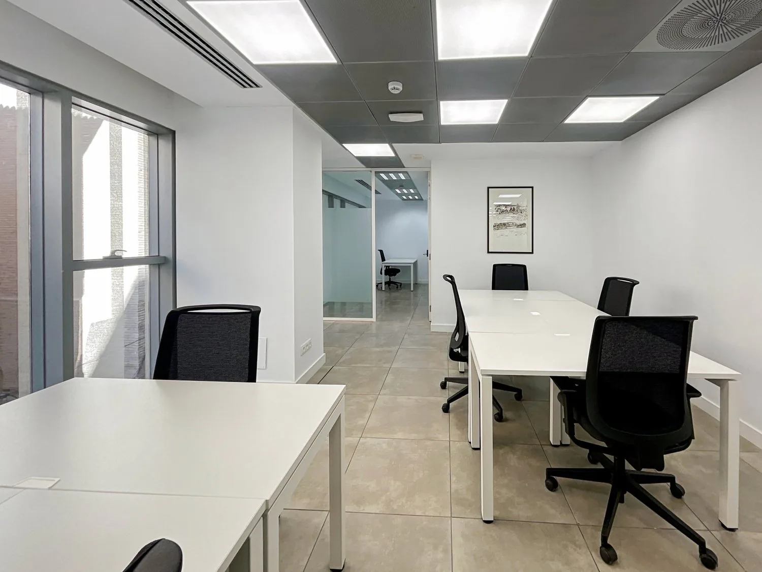 Büro-Design für 50 Personen bei Spaces Main Station