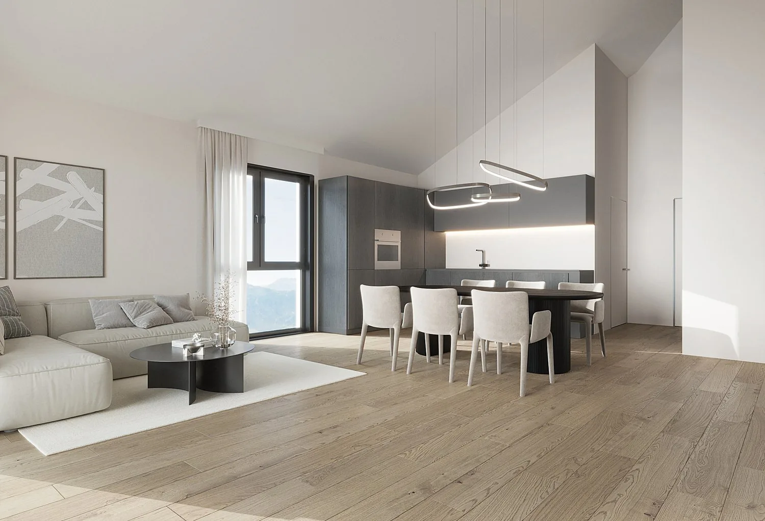 Studio on the 1st floor in Sion