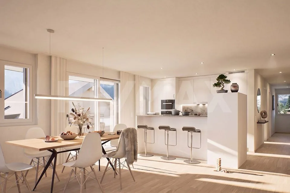 Platz für alles, was zum Leben gehört 4½-Zimmer-Neubauwohnung mit Charme