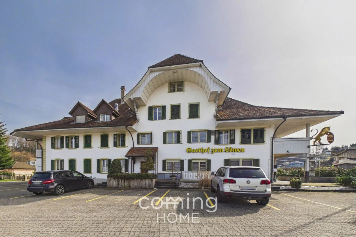 Der Löwe in Wynau - traditionsreiches Gasthaus mit Restaurant, Zimmern und Entwicklungspotenzial