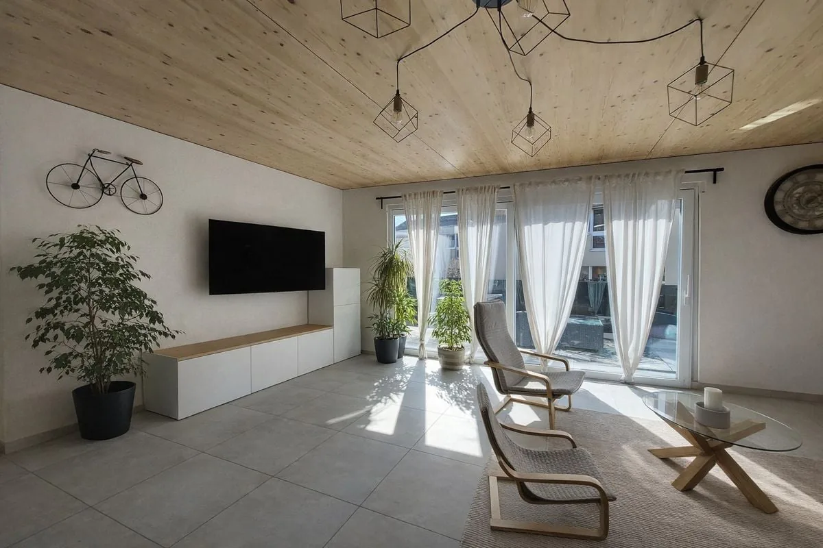 Schönes modernes Apartment mit 4,5 Zimmern, Terrasse, innerer Parkplatz und äußerer Parkplatz
