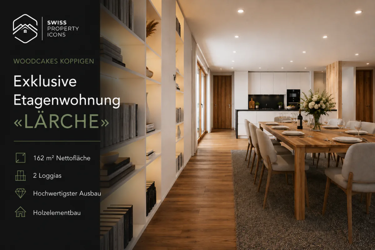 Nuova costruzione: Appartamento al piano terra "LÄRCHE" - Incredibile appartamento di 5,5 locali in nuova costruzione a Koppigen